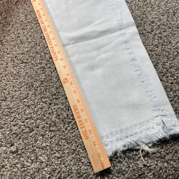 Vintage Levi's 550 Men's 31x35 Relaxed Fit Jeans France Made Frayed Hem 90s - Picture 7 of 10